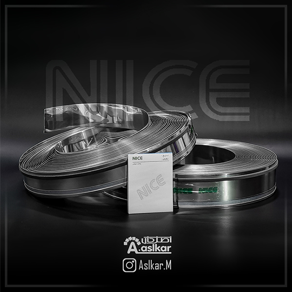 چلنیوم نقره ای آینه ساده9سانتNICE